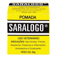 Pomada Cicatrizante Matacura Sarnicida Saralogo para Cães e Gatos 30g