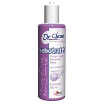 Shampoo para Seborreia Seca Agener União Dr.Clean Sebotrat S para Cães e Gatos 200ml