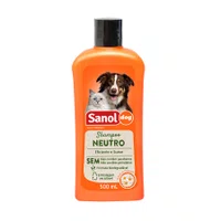 Shampoo Sanol Neutro pata Cães e Gatos 500ml