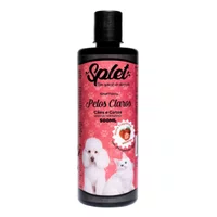 Shampoo Splet Pelos Claros Sabor Morango para Cães e Gatos 500ml