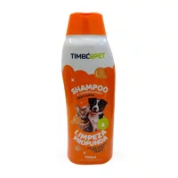 Shampoo Timbo Pet Limpeza Profunda para Cães e Gatos 700ml