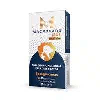 Suplemento Avert Macrogard Pet Small Size Comprimidos 30 para Cães e Gatos 22,5g