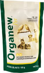 Suplemento Vitamínico Organew Pet Forte Probiótico + Prebiótico 100g
