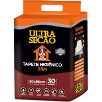 TAPETE HIGIENICO ULTRA SECAO BRANCO SLIM 30UN 80X60CM