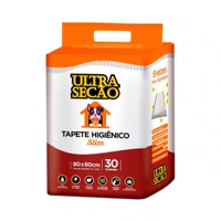 TAPETE HIGIENICO ULTRA SECAO BRANCO SLIM 30UN 80X60CM