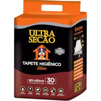 TAPETE HIGIENICO ULTRA SECAO PRETO 30UN 80X60CM GREAT PETS