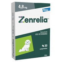 Tratamento Dermatológico Elanco Zenrelia para Cães 30 Comprimidos 4,8mg