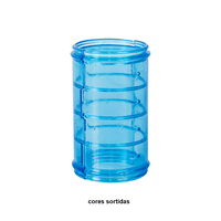 TUBO RETO P/GAIOLA HAMSTER VERDE JEL PLAST