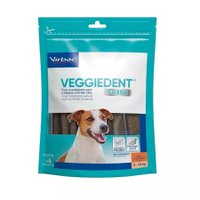 Bifinhos Virbac Veggiedent com 15 tiras para Cães de 5 a 10Kg
