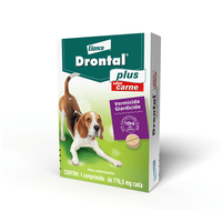 Vermífugo Drontal Plus Carne 10Kg 1un