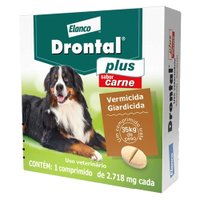 Vermífugo Drontal Plus Carne 35Kg caixa com 1un