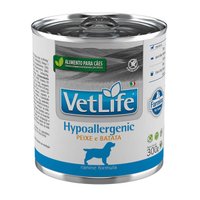 Ração Úmida Vet Life Hypoallergenic para Cães Adultos sabor Peixe e Batata 300g