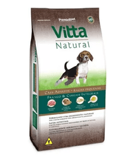 Ração Vitta Natural para Cães Adultos Raças Pequenas Sabor Frango e Cereais 15Kg