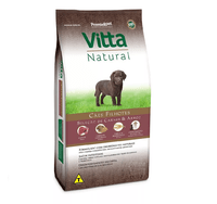 Ração Vitta Natural para Cães Filhote Sabor Carne e Arroz 15Kg