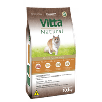 Ração Vitta Natural para Gatos Castrados Sabor Frango 10,1Kg