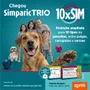 Antipulgas, Carrapaticida e Vermífugo Simparic Trio para Cães de 10,1 a 20kg 1un