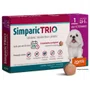 Antipulgas, Carrapaticida e Vermífugo Simparic Trio para Cães de 2,6 a 5kg 1un