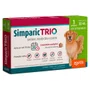 Antipulgas, Carrapaticida e Vermífugo Simparic Trio para Cães de 20,1 a 40kg 1un