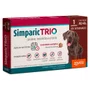 Antipulgas, Carrapaticida e Vermífugo Simparic Trio para Cães de 40,1 a 60kg 1un