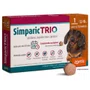 Antipulgas, Carrapaticida e Vermífugo Simparic Trio para Cães de 5,1 a 10,1kg 1un