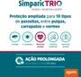 Antipulgas, Carrapaticida e Vermífugo Simparic Trio para Cães de 1,25 a 2,5kg 1un