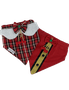 BANDANA VERMELHA XADREZ XG MIOKAO