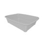BANDEJA HIGIENICA CLASSIC EXPORT CINZA FURACAO PET