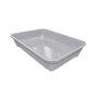 Bandeja Higiênica Furacão Pet Pop Export Cinza para Gatos
