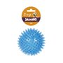 BRINQUEDO BOLA TPR G AZUL ESPINHO SOM JAMBO PET