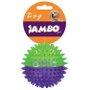 Brinquedo Jambo Pet Bola Espinho TPR M Roxo e Verde para Cães