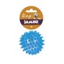 BRINQUEDO BOLA TPR P AZUL ESPINHO C SOM JAMBO PET