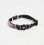 Coleira Strass para Gatos Foguete Preto Petnautas