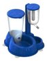 COMEDOURO/BEBEDOURO AUTOMATICO LUXO AZUL MMA PET