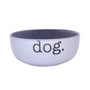 COMEDOURO CERAMICA DOG. G CINZA PET INJET
