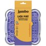 Comedouro Lento Jambo Pet Lick Mat Tapete de Lamber para Cães