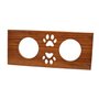 COMEDOURO PET DUPLO MADEIRA MACICA BEETHOVEN