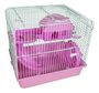GAIOLA HAMSTER HAPPY HOME COMPLETA ROSA THE PETS BRASIL
