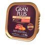 Patê Gran Plus Gourmet para Cães Adultos Sabor Carne e Cenoura 300g