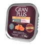 Patê Anti Bolas de Pelo Gran Plus Gourmet para Gatos Castrados Sabor Salmão 100g