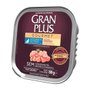 Patê Gran Plus Gourmet para Gatos Castrados Sabor Frango 100g