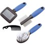 Kit Ferplast com Escova, Pente e Rasqueadeira Gro 5998 para Roedores