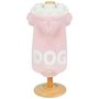 MOLETOM CAPUZ DOG ROSA BEBE G BONITO PRA CACHORRO