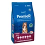 Ração Premier Ambientes Internos para Cães Sênior Raças Pequenas Sabor Frango e Salmão 12Kg