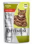Sachê Optimum para Gatos Adultos Sabor Carne 85g