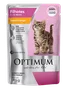 Sachê Optimum para Gatos Filhotes Sabor Frango 85g