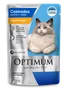 Sachê Optimum para Gatos Castrados Sabor Frango 85g