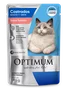 Sachê Optimum para Gatos Castrados Sabor Salmão 85g