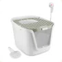 Sanitário Higiênico Animaux Ultra Moderno Cinza 50L