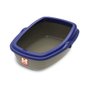Sanitário Higiênico Plast Pet WC King Dourado e Azul M para Gatos