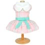 VESTIDO SOFT XADREZ ROSA GG BONITO PRA CACHORRO